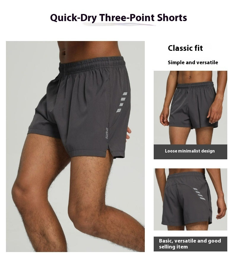 Elastic Men's Workout Shorts